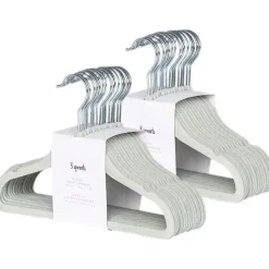 3 Sprouts 3 brotos - 15 unidades de cabides de veludo para bebês, verde Discount