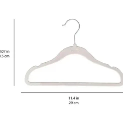 3 Sprouts 3 brotos - 15 unidades de cabides de veludo para bebês, cinza Online