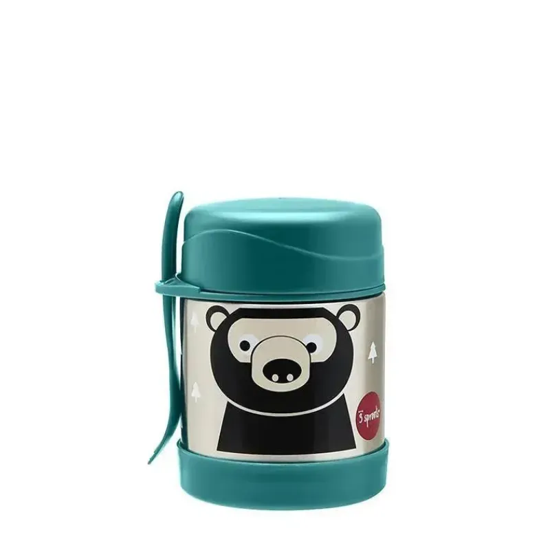 brotos__pote_de_comida_d_SKU4hEzUlMx_0.webp 3 Sprouts 3 brotos - pote de comida de aço inoxidável, urso Fashion