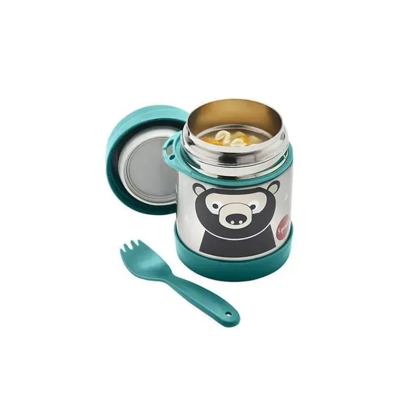brotos__pote_de_comida_d_SKU4hEzUlMx_1.webp 3 Sprouts 3 brotos - pote de comida de aço inoxidável, urso Fashion