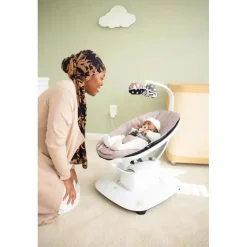 4 Moms 4 mães - balanço de bebê MamaRoo Multi-Motion, azul ardósia Hot