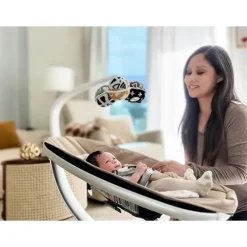 4 Moms 4 mães - balanço de bebê multi-movimento MamaRoo, arenito Fashion