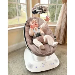 4 Moms 4 mães - balanço de bebê multi-movimento MamaRoo, arenito Fashion