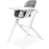 4 Moms - Cadeira alta Connect, branca/cinza Fashion
