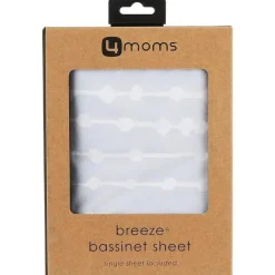 4 Moms - Lençol de berço de tecido impermeável Breeze, cinza Discount