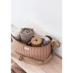 3 Sprouts - Universal Stroller Caddy Organizer, Clay Hot