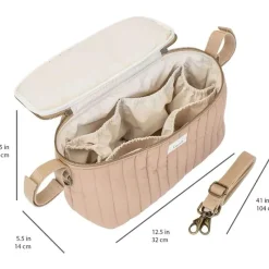 3 Sprouts - Universal Stroller Caddy Organizer, Clay Hot