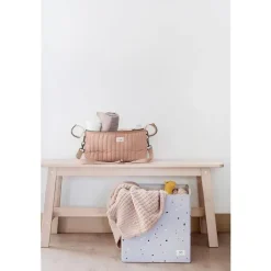 3 Sprouts - Universal Stroller Caddy Organizer, Clay Hot