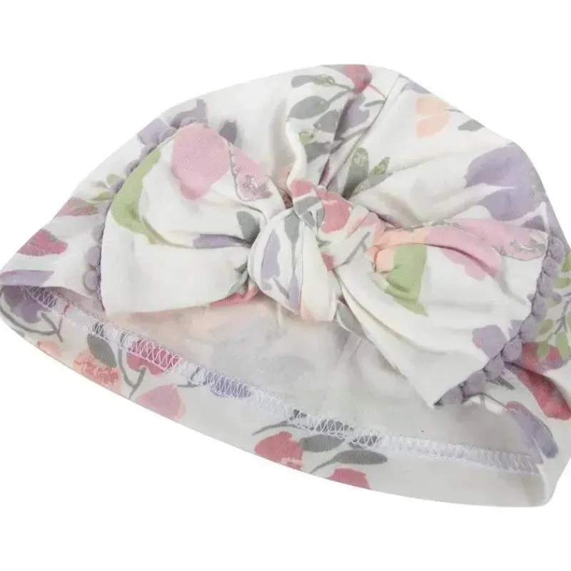 ad_sutton__cobertor_de_al_SKUG7vpJXcu_2.webp AD Sutton – Cobertor de algodão para bebê com faixa de cabeça ou conjunto de chapéu, flor lilás Hot
