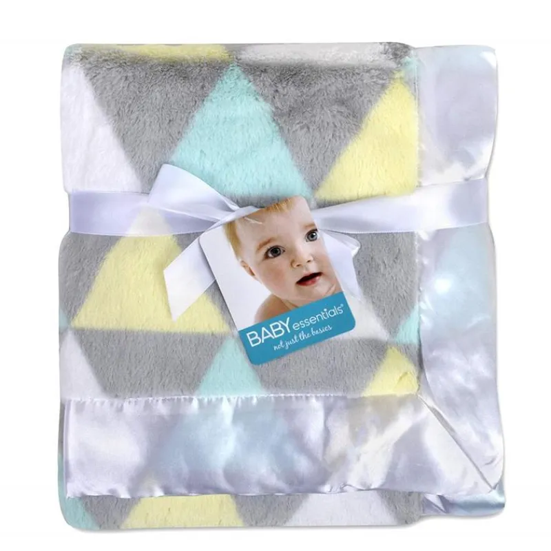 ad_sutton__cobertor_de_pe_SKUF4byZf5V_0.webp United Pacific Designs AD Sutton - Cobertor de pelúcia unissex com estampa de triângulo com acabamento em cetim multi Hot
