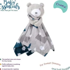 AD Sutton - Cobertor de segurança Baby Essentials, Bear Mountain Blue Best