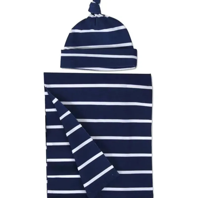 ad_sutton__cobertor_envol_SKUklTYXBK8_1.webp AD Sutton – Cobertor envoltório de algodão para bebê com faixa de cabeça ou conjunto de chapéu, espaço azul Outlet