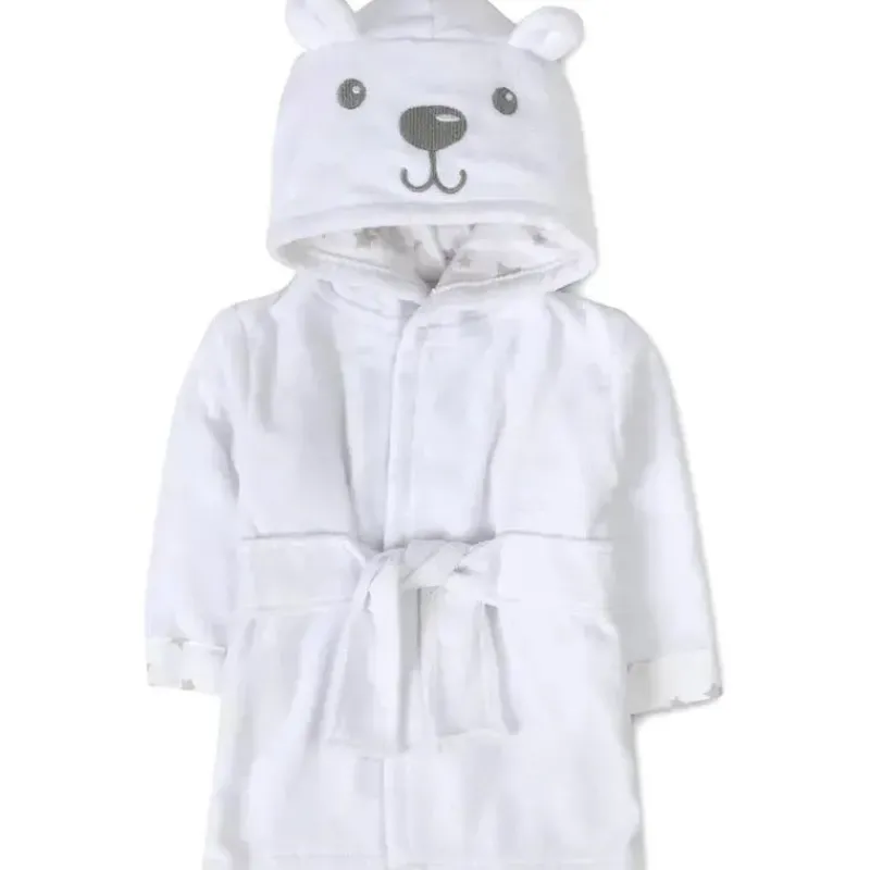 ad_sutton__robe_de_pelcia_SKUhdrb1KrT_0.webp AD Sutton – Robe de pelúcia para bebê com rosto de animal de pelúcia, roupão de bebê de 0 a 9 meses com orelhas, urso branco New