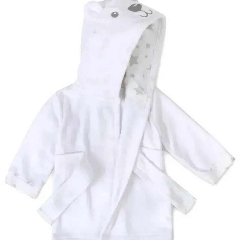 ad_sutton__robe_de_pelcia_SKUhdrb1KrT_3.webp AD Sutton – Robe de pelúcia para bebê com rosto de animal de pelúcia, roupão de bebê de 0 a 9 meses com orelhas, urso branco New