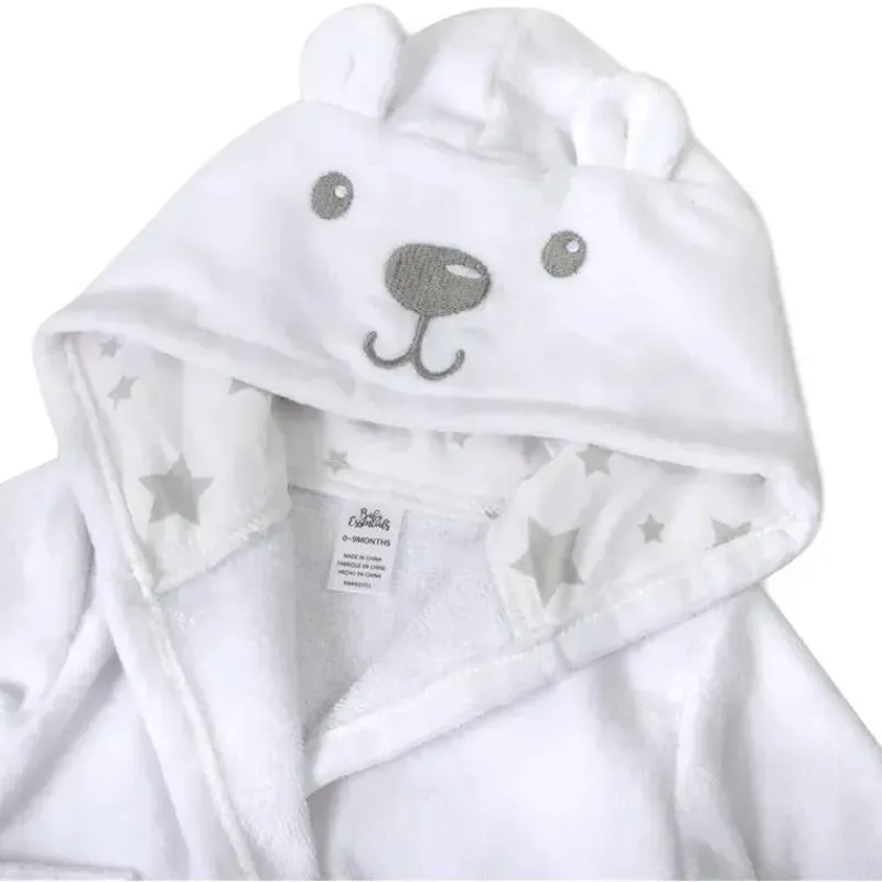 ad_sutton__robe_de_pelcia_SKUhdrb1KrT_5.webp AD Sutton – Robe de pelúcia para bebê com rosto de animal de pelúcia, roupão de bebê de 0 a 9 meses com orelhas, urso branco New