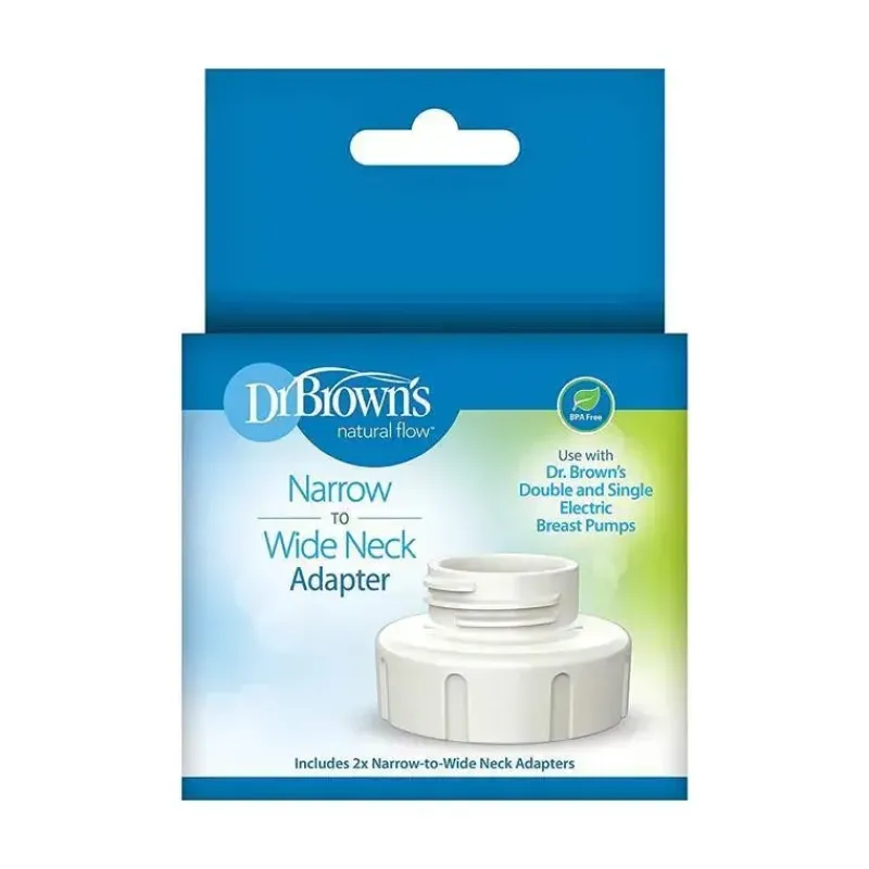 adaptador_de_pescoo_estre_SKUVkw9iwcc_0.webp Dr. Brown's Adaptador de pescoço estreito a largo da Dr. Brown para bombas de mama elétricas, 2 unidades Outlet