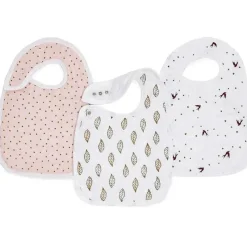 Aden + Anais - 3 Pk Snap Babetes, Pardais Dahlia Fashion
