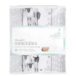 Aden + Anais - 4 Pk Swaddles de musselina, pasto Hot
