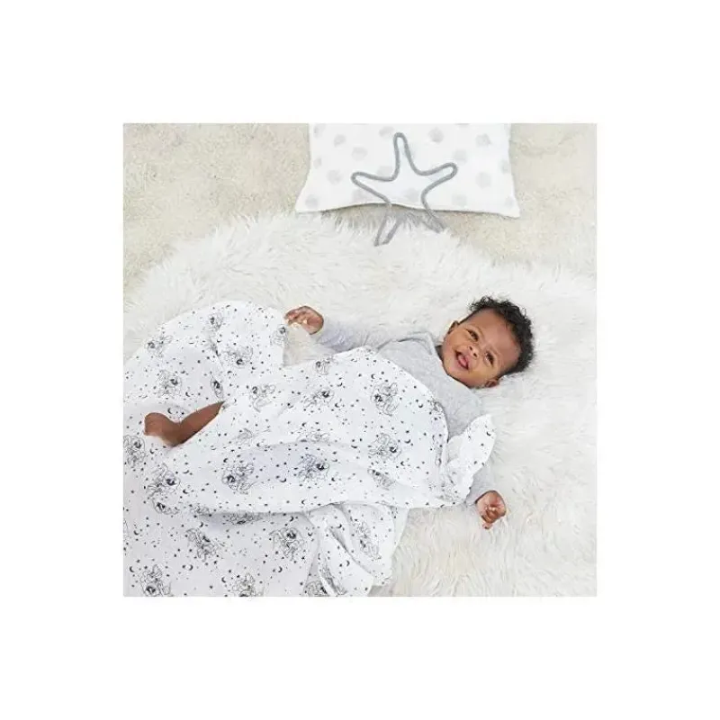 aden__anais___pk_swaddles_SKUPWDIV7TR_1.webp Aden + Anais - 4 Pk Swaddles Muslin, Mickey Stargazer Clearance