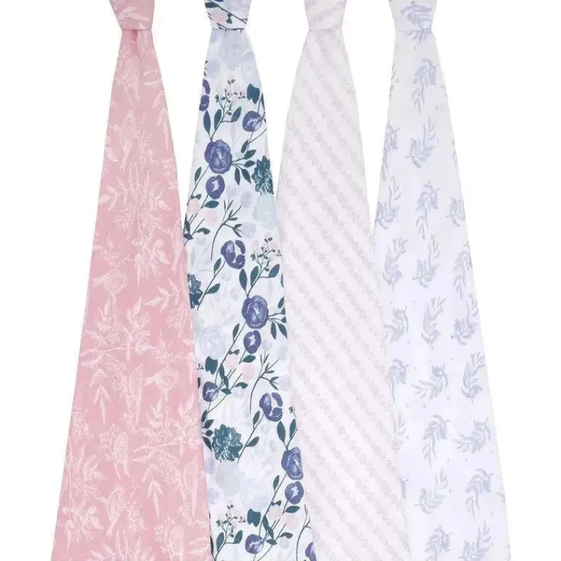 aden__anais___pk_swaddles_SKUYB8RE3JN_1.webp Aden + Anais - 4 Pk Swaddles de musselina, flores desabrochando Fashion