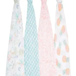 Aden + Anais - 4 Pk Swaddles Muslin, Tropicália Online