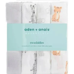 Aden + Anais - 4 Pk Swaddles Muslin, Safari Babes Online