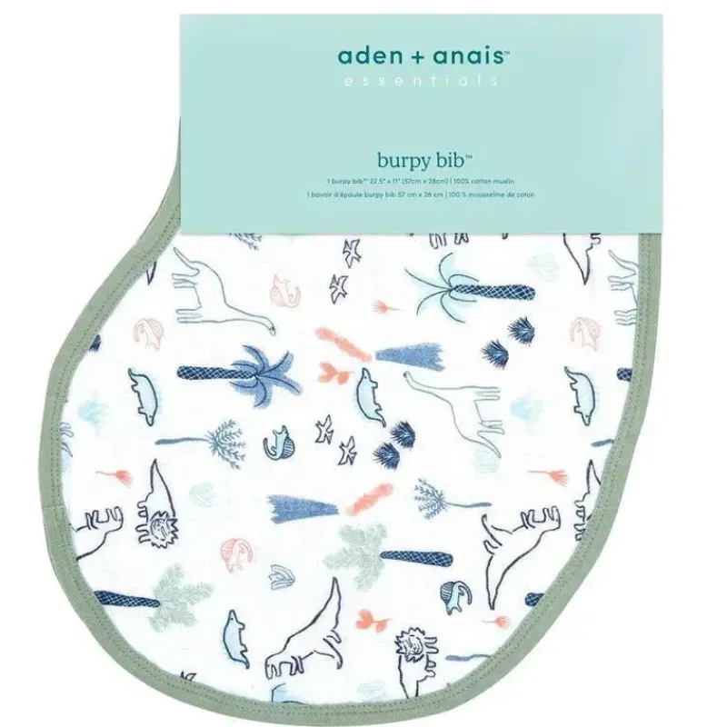 aden__anais__babete_burpy_SKUo2B9CWkH_2.webp Aden + Anais - Babete Burpy de musselina de algodão, Dinotime Fashion
