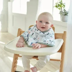 Aden + Anais - Babete Burpy de musselina de algodão, Dinotime Fashion