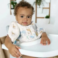 Aden + Anais - Babete Burpy de musselina de algodão, história natural Online