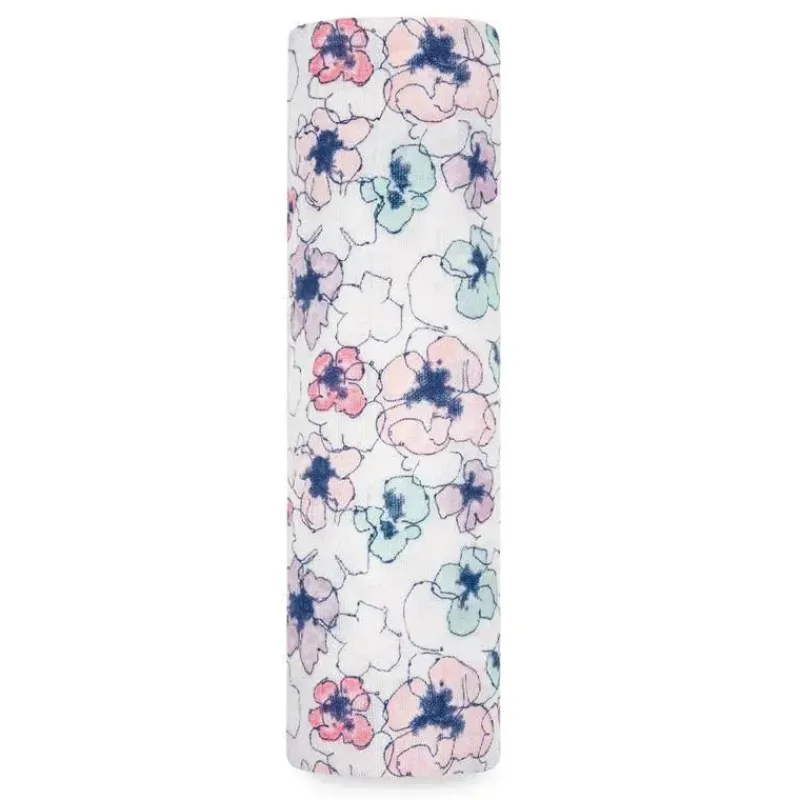 aden__anais__clssico_swad_SKUAywLekDy_0.webp Aden + Anais 47 Clássico Swaddle, Trail Blooms Hot