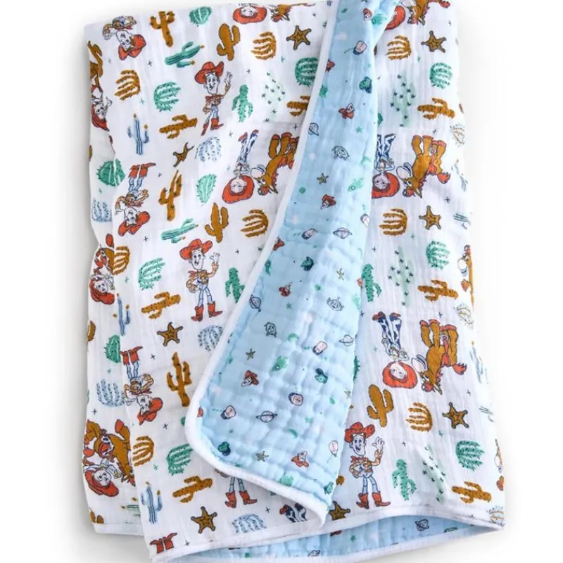 aden__anais__essentials_c_SKUtYX2dvTx_1.webp Aden + Anais - Essentials Cotton Muslin Blanket Toy Story, Woody & Friends Clearance