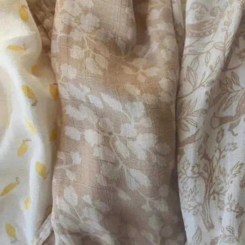 aden__anais__pack_swaddle_SKURwsLbHh1_1.webp Aden + Anais - 3-Pack Swaddles - Silky Soft Natural, Woodland Clearance