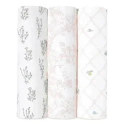 Aden + Anais - 3-Pack Swaddles - Silky Soft French, Floral Sale
