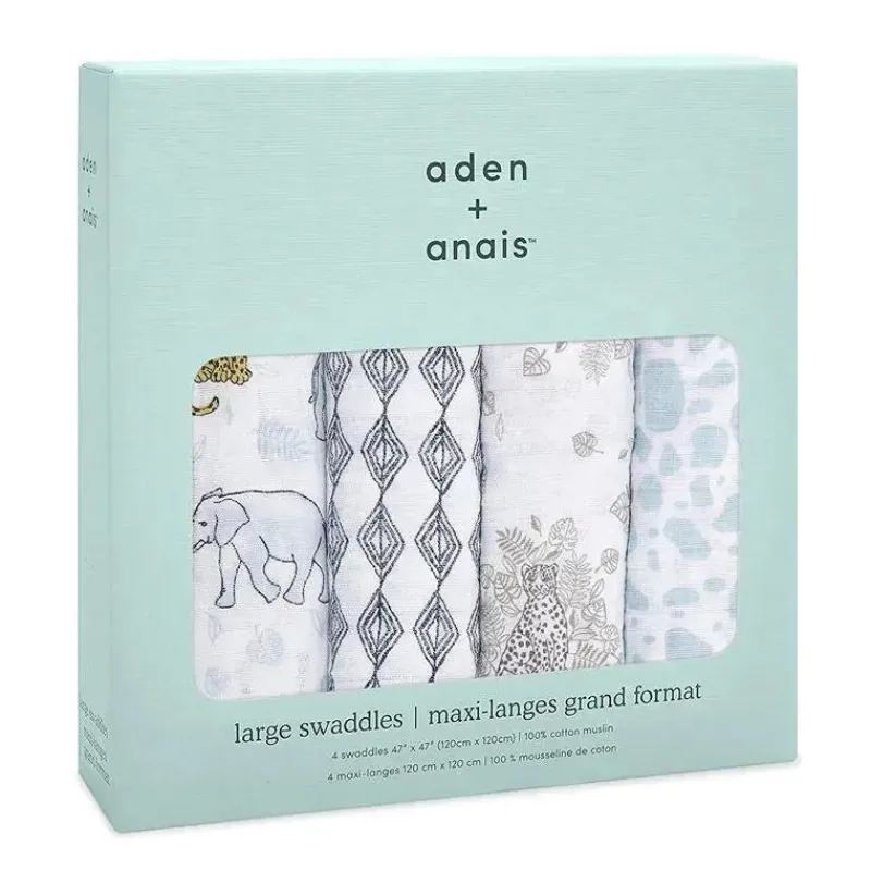 aden__anais__pacote_com___SKUgplFbdfb_2.webp Aden + Anais - Pacote com 4 Swaddles Jungle Sale