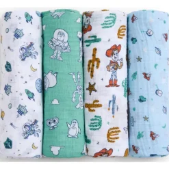 Aden + Anais - 4Pk Essentials Muslin Swaddle Blankets, Toy Story Online