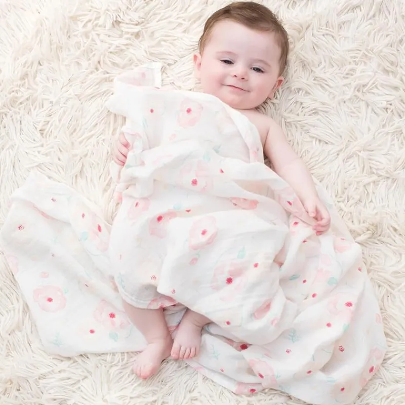 aden__anais__pk_essential_SKUf6EAK9WH_1.webp Aden + Anais - 4Pk Essentials Muslin Swaddle Blankets, Full Bloom Clearance