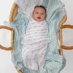 Aden + Anais - 4Pk Swaddles de musselina Animais do alfabeto Clearance