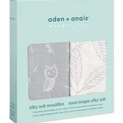 Aden + Anais - 2Pk Swaddles Sedoso Macio Woodsy Discount
