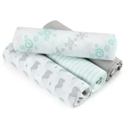 Aden + Anais - Swaddle de musselina de algodão 4 unidades, estrela bebê Outlet