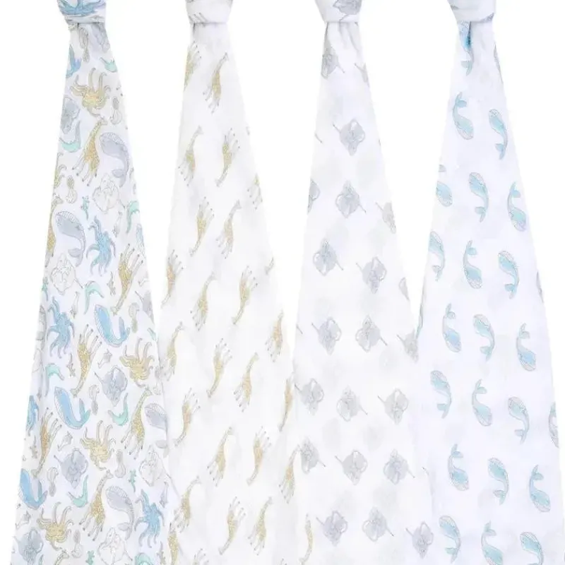 aden__anais__swaddle_de_m_SKUmrtbSKfY_1.webp Aden + Anais - Swaddle de musselina de algodão 4Pk, história natural Sale