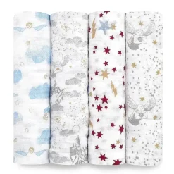Aden + Anais - Swaddles Harry Potter 4 Pack New