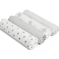 Aden + Anais Musselina Swaddle Dusty, pacote com 4 Hot
