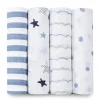 Aden + Anais 4Pk Swaddle Clássico, Rock Star Discount
