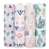 Aden + Anais Trail Blooms 47 Conjunto de Swaddle Clássico, Pacote com 4 Online