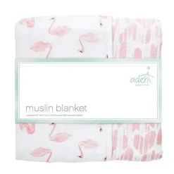 Aden + Anais Aden by Aden - Cobertor de musselina, Briar Rose Swans New