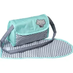 Adora - Bolsa de fraldas para boneca, inclui trocador e 2 fraldas para boneca, estampa em zigue-zague Hot