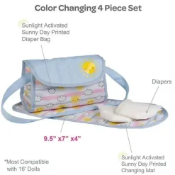 Adora - Conjunto Bolsa Fralda Baby Doll, Dias Ensolarados Discount