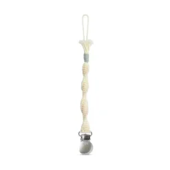 Adora Baby - Clipe de chupeta de macramê, trela de suporte de chupeta de bebê, clipes de madeira Boho, espiral, grafite Online