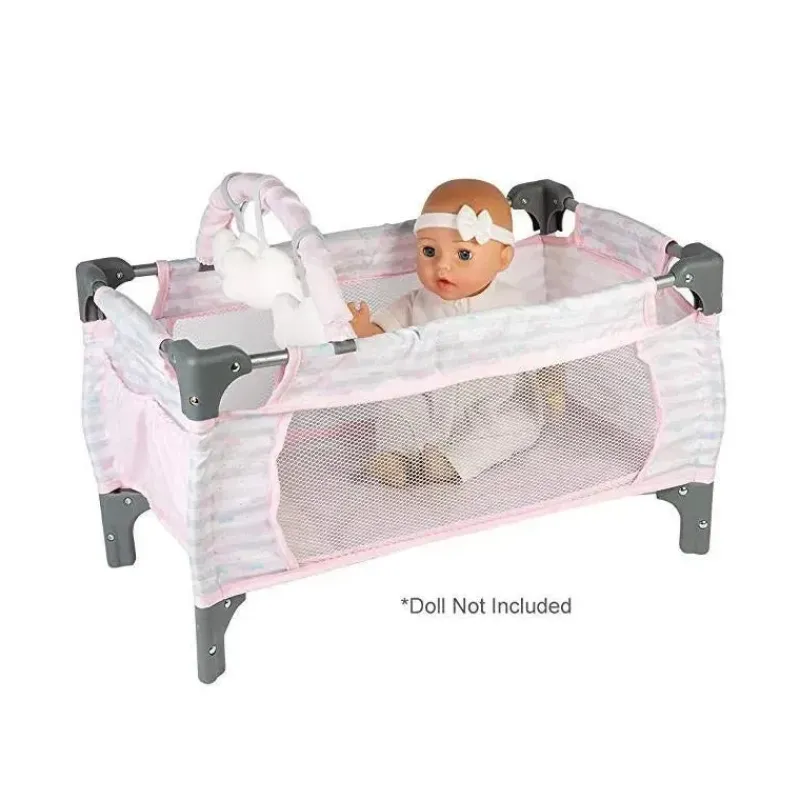 adora_crib_pink_deluxe_pa_SKU8nZa6Jjl_1.webp Adora Crib Pink Deluxe Pack N Play (conjunto de 7 peças) Fashion