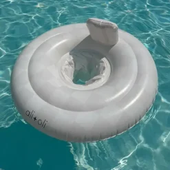 Ali + Oli - Boia de piscina com anel para assento de natação para bebês (Checkers) Discount